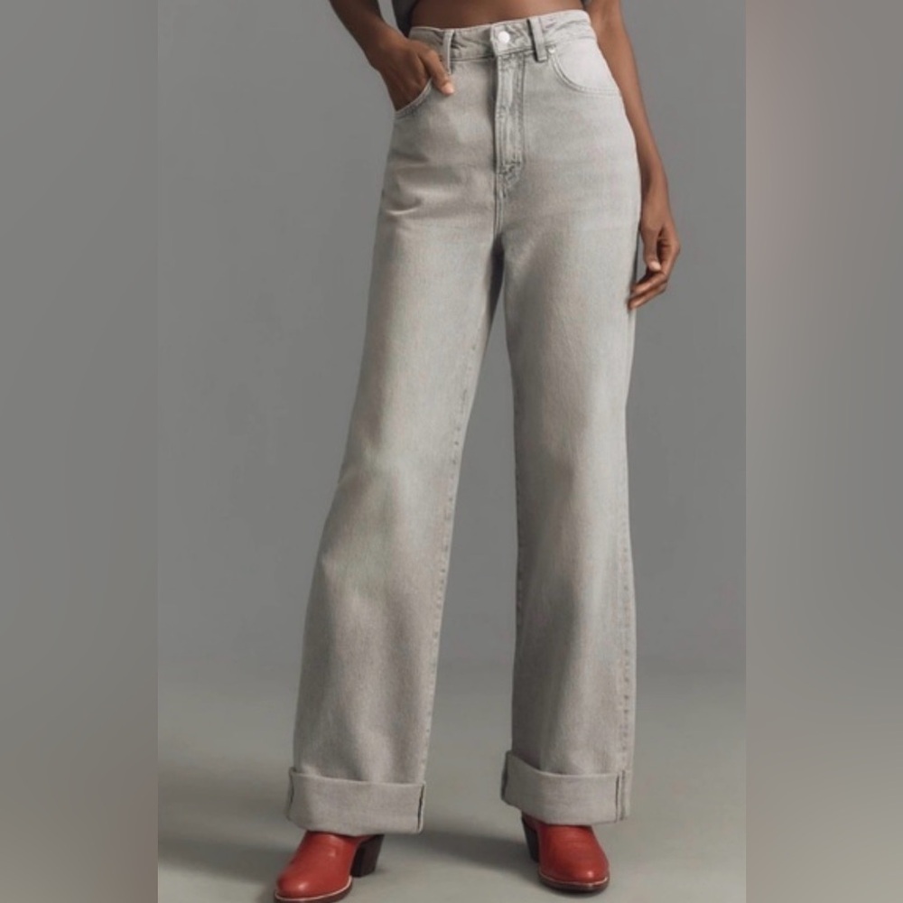 Pilcro Gray Women's Flare Jeans